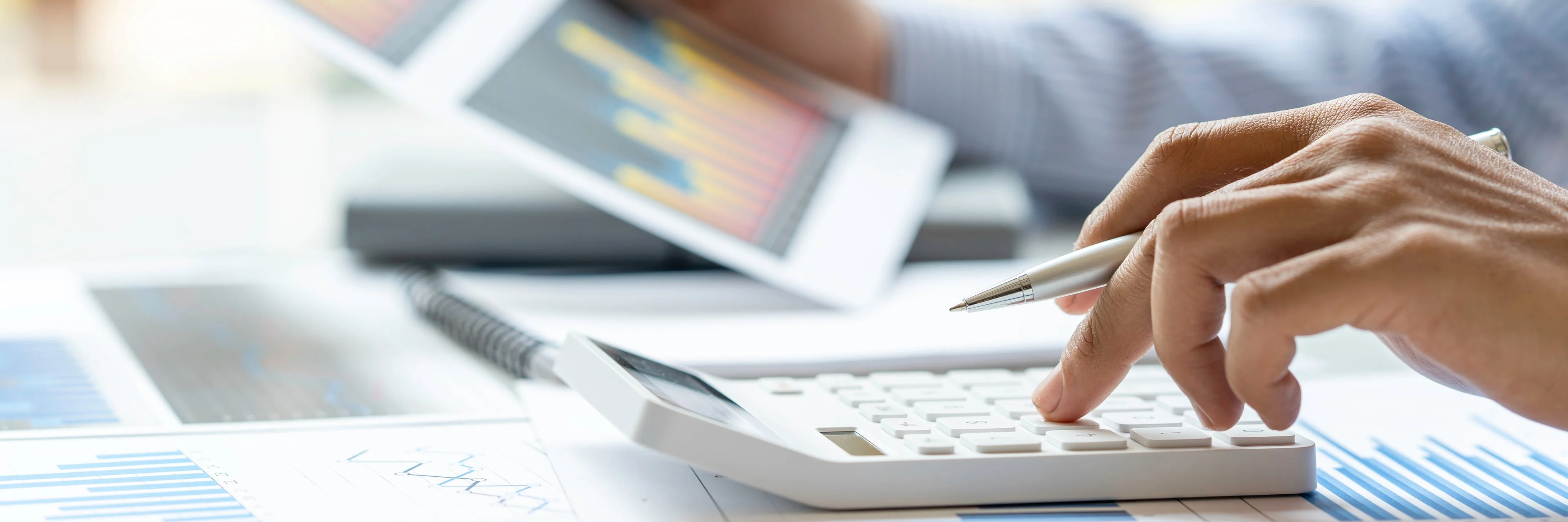Accounting and tax compliance expert reviewing UAE financial documents