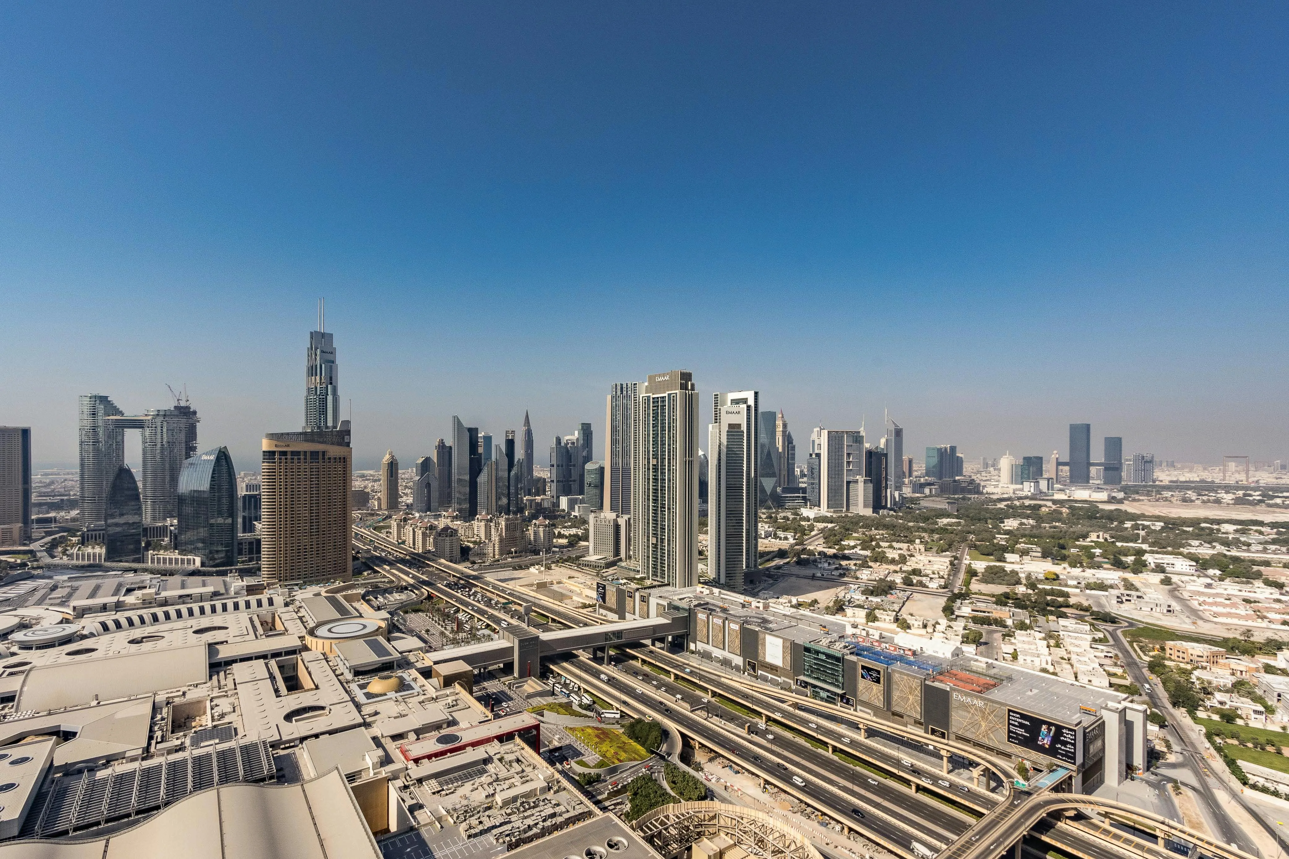 Dubai skyline by day